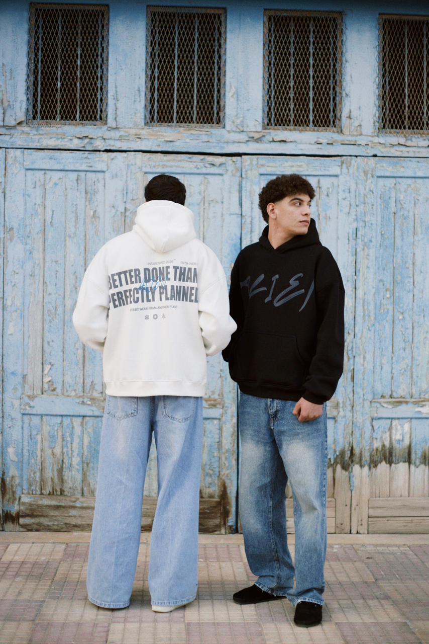 Alien Hoodie "white"