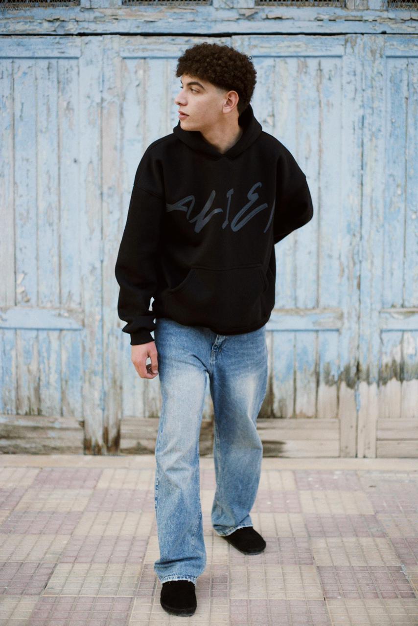 Alien Hoodie "Black"